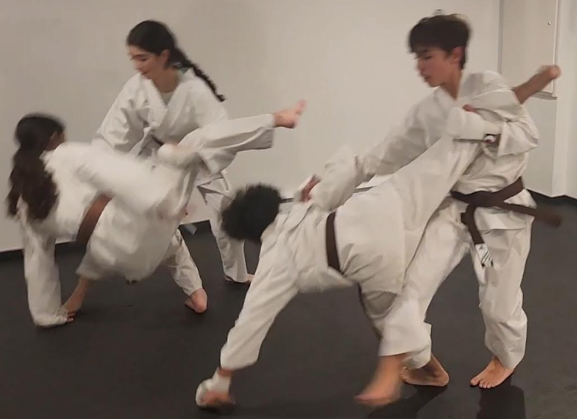 Koshi Kai Karate students training together